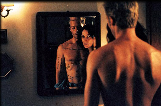 Memento , directed by Christopher Nolan, 2000